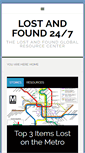 Mobile Screenshot of lostandfound247.com